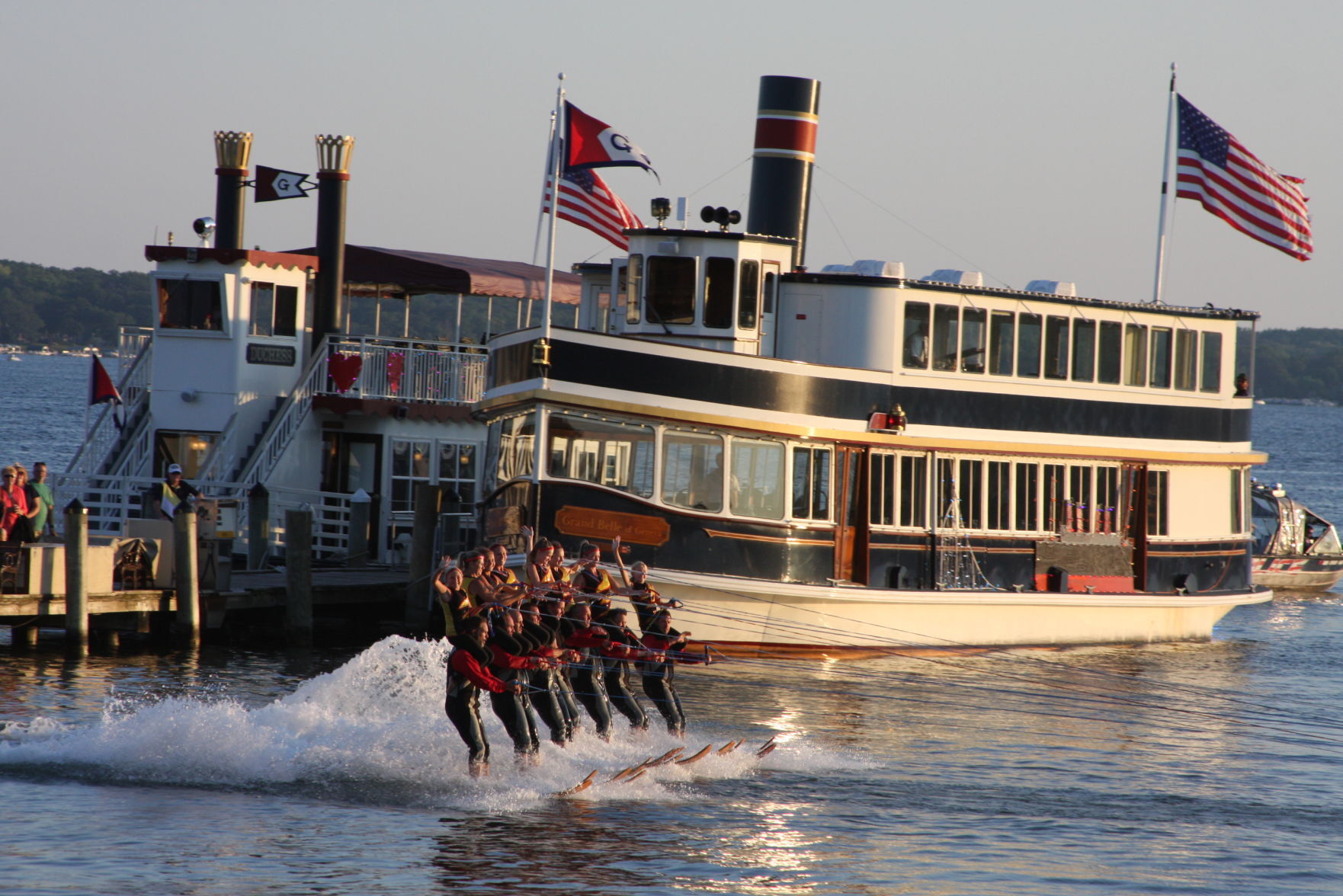 Lake Geneva Venetian Night water ski show